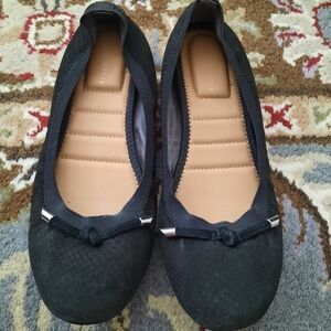 Kelly & Katie Black Flats